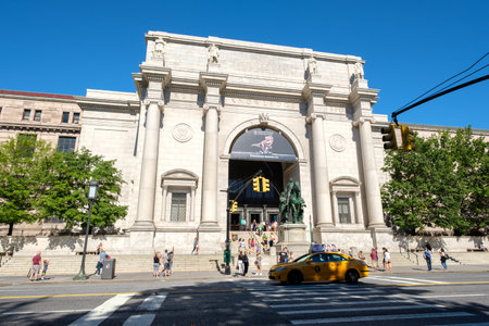 The American Museum of Natural History in New York Cityのeditorial素材