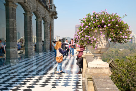 The National Museum of History at Chapultepec Castle in Mexico City
