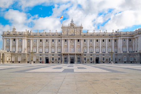 The Royal Palace of Madrid also known as the East Palaceのeditorial素材