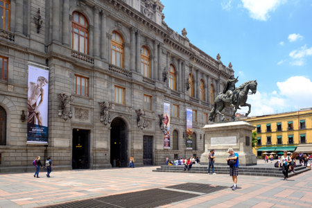 The National Museum of Art in the historical center of Mexico Cityのeditorial素材