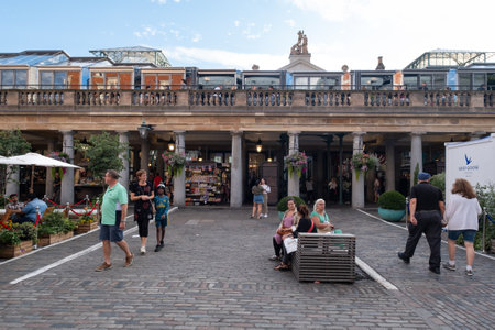 The Covent Garden market in Londonのeditorial素材