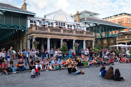 The Covent Garden market in Londonのeditorial素材