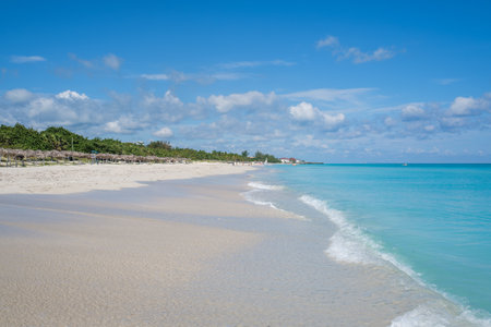 Varadero beach in Cubaの写真素材