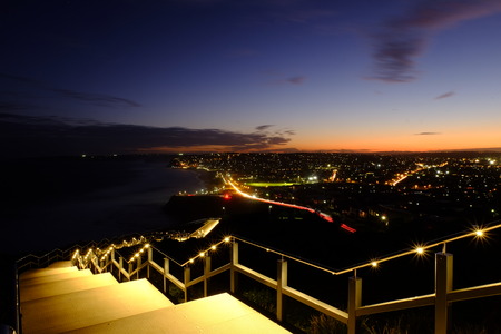 The twilight shot in a nice scenery.の写真素材