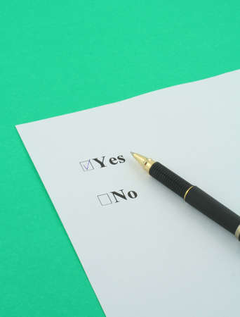 I said YESの写真素材