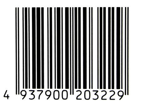 bar code (of non-existing product, numbers have been changed)の写真素材