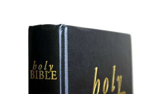 holy bible on white background