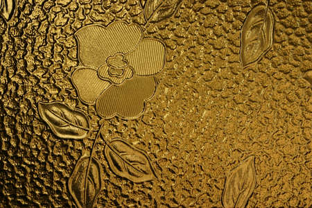 pane decorated with flowerの写真素材