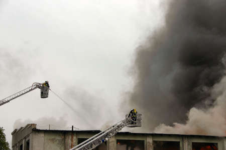 firefighters on duty