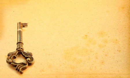 aged background with key motiveの写真素材