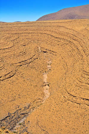 view on a canyon in Moroccoの写真素材