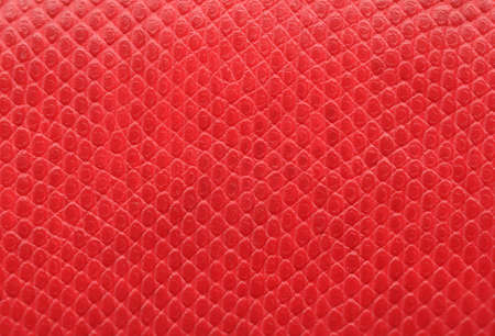 close-up of red leather textureの写真素材