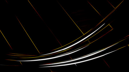 Black Glowing Lines Background