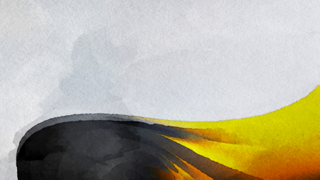 Orange and Black Distressed Watercolour Backgroundの写真素材