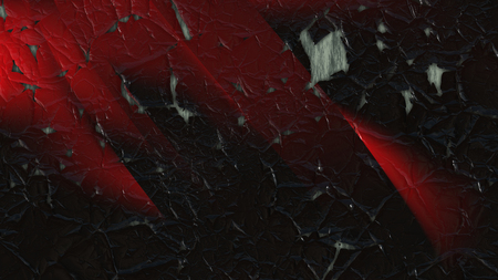 Cool Red Crack Background Textureの写真素材