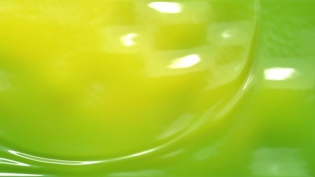 Green and Yellow Crumpled Plastic Textureの写真素材