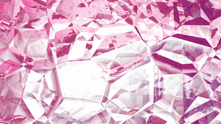 Pink and White Abstract Crystal Backgroundの写真素材