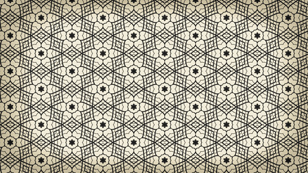 Brown Vintage Decorative Ornament Wallpaper Pattern