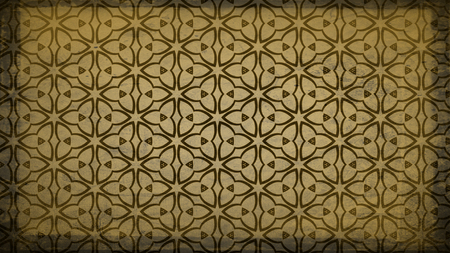 Dark Brown Vintage Decorative Floral Pattern Wallpaper Design