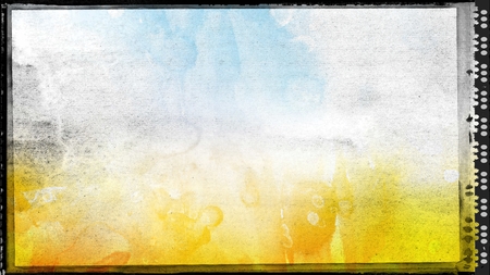 Blue Orange and White Textured Backgroundの写真素材