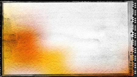 Orange and White Grunge Backgroundの写真素材
