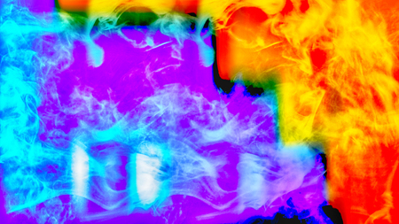 Purple and Orange Grunge Background Texture Imageの写真素材