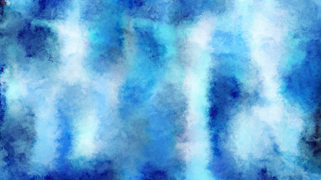 Blue and White Aquarelle Background Imageの写真素材