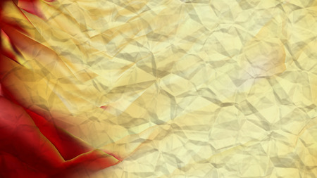 Red and Gold Crumpled Paper Backgroundの写真素材