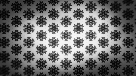 Black and Grey Floral Wallpaper Background