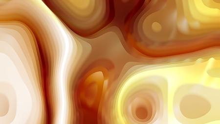 Orange and White 3d Curved Lines Background