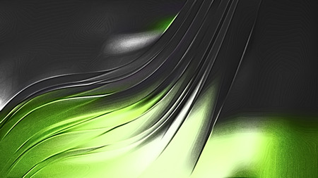 Abstract Shiny Green and Black Metallic Backgroundの写真素材
