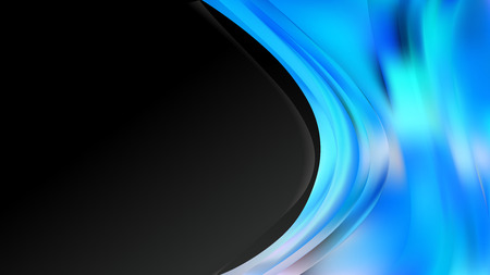 Abstract Black and Blue Wave Business Background Vector Imageの写真素材