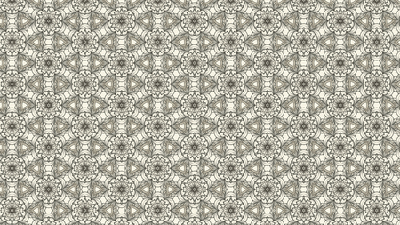 Light Brown Vintage Ornamental Pattern Wallpaper
