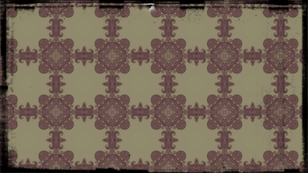 Vintage Decorative Floral Wallpaper Pattern