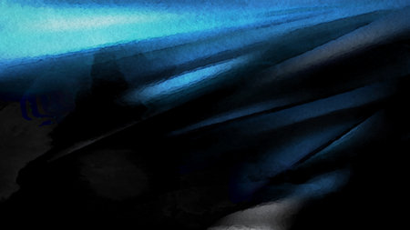 Black and Blue Grunge Watercolor Texture Backgroundの写真素材