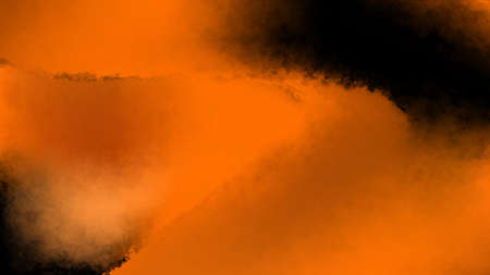 Orange and Black Distressed Watercolour Backgroundの写真素材