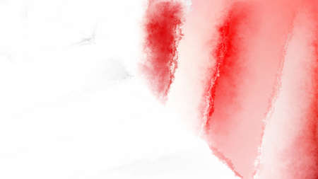 Red and White Watercolour Textureの写真素材