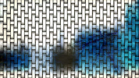 Blue and White Texture Backgroundの写真素材