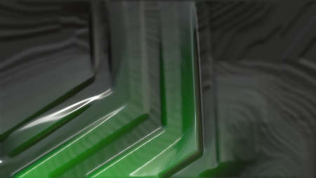 Cool Green Plastic Foil Background