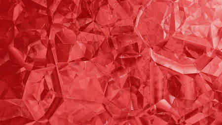 Red Abstract Crystal Background Imageの写真素材