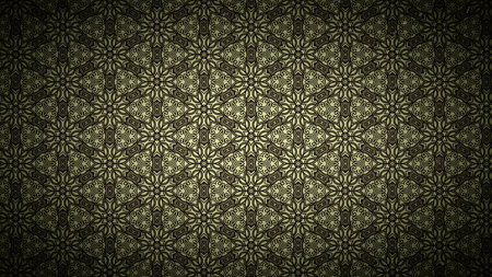 Vintage Decorative Floral Wallpaper Pattern Design Template