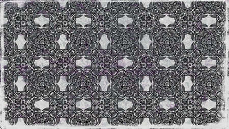 Black and Grey Ornamental Pattern Backgroundの写真素材