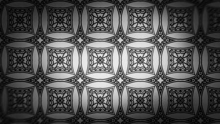 Black and Gray Ornamental Pattern Wallpaper Design Template