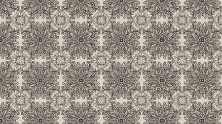 Brown Ornament Background Pattern Design Template
