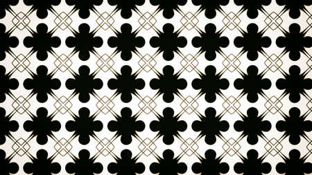 Geometric Ornament Wallpaper Patternの写真素材