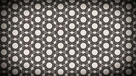 Brown Vintage Ornament Wallpaper Pattern Design