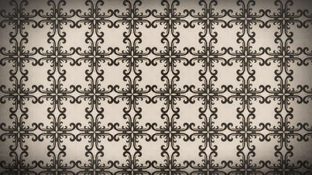 Brown Ornamental Pattern Backgroundの写真素材