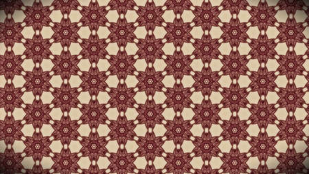 Brown Vintage Ornamental Pattern Wallpaperの写真素材