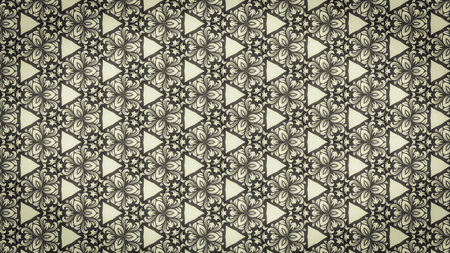 Vintage Floral Ornament Pattern Wallpaper Imageの写真素材