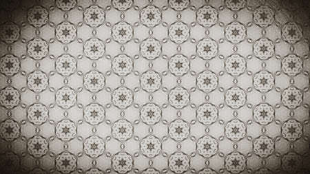 Brown Vintage Decorative Floral Pattern Wallpaper